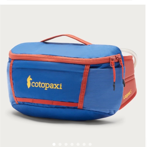 Cotopaxi Lagos 5L Hiking Hydration Hip Pack Pacific Magma Blue Orange NWT - Picture 5 of 11